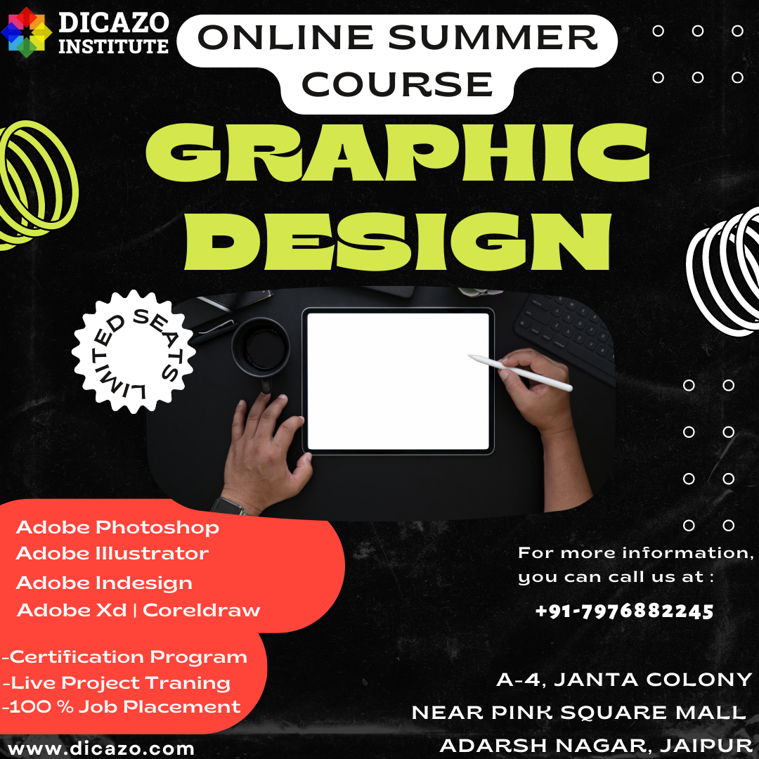 Online summer training for graphic designing course