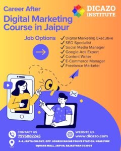 career after digital marketing course in Jaipur salary and job options