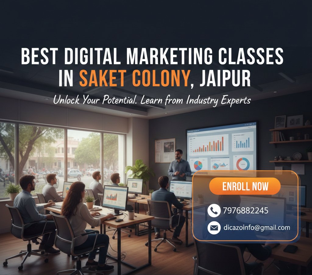 Best Digital Marketing Classes in Saket Colony, Jaipur